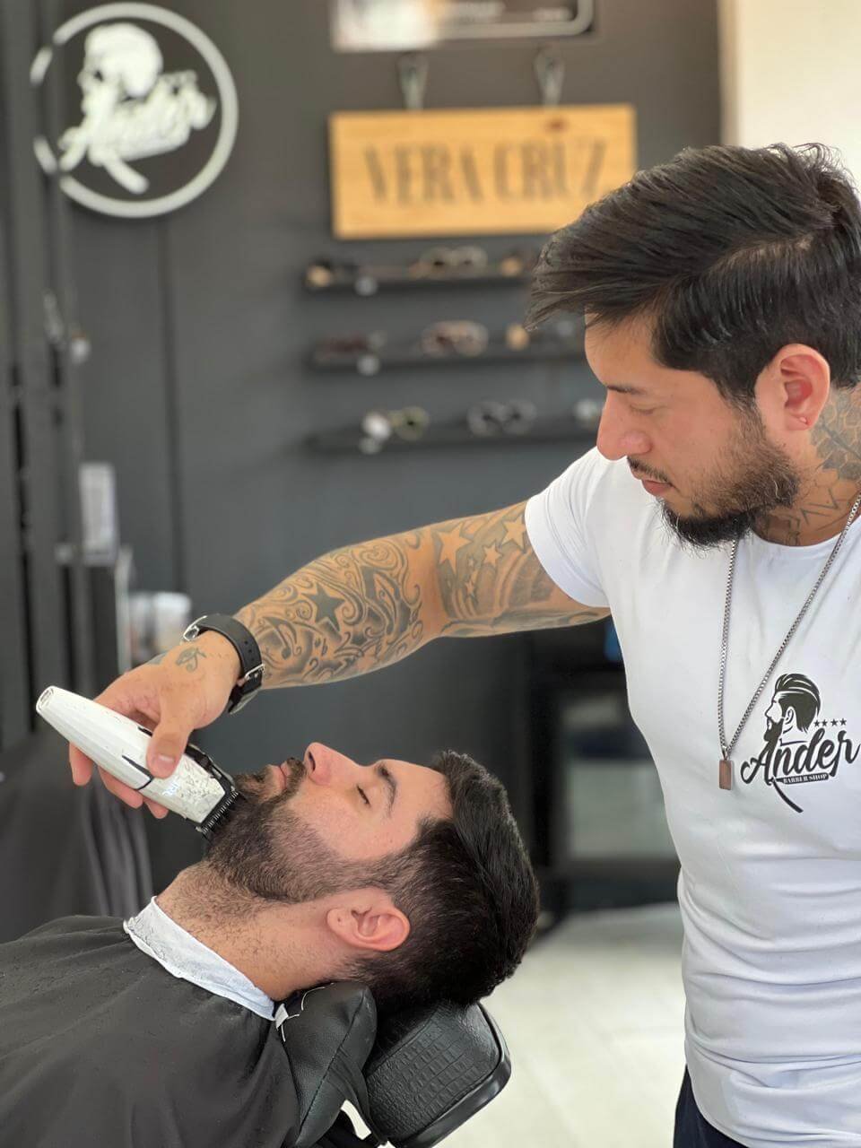 Produtos profissionais utilizados na Ander Barbershop em Canasvieiras